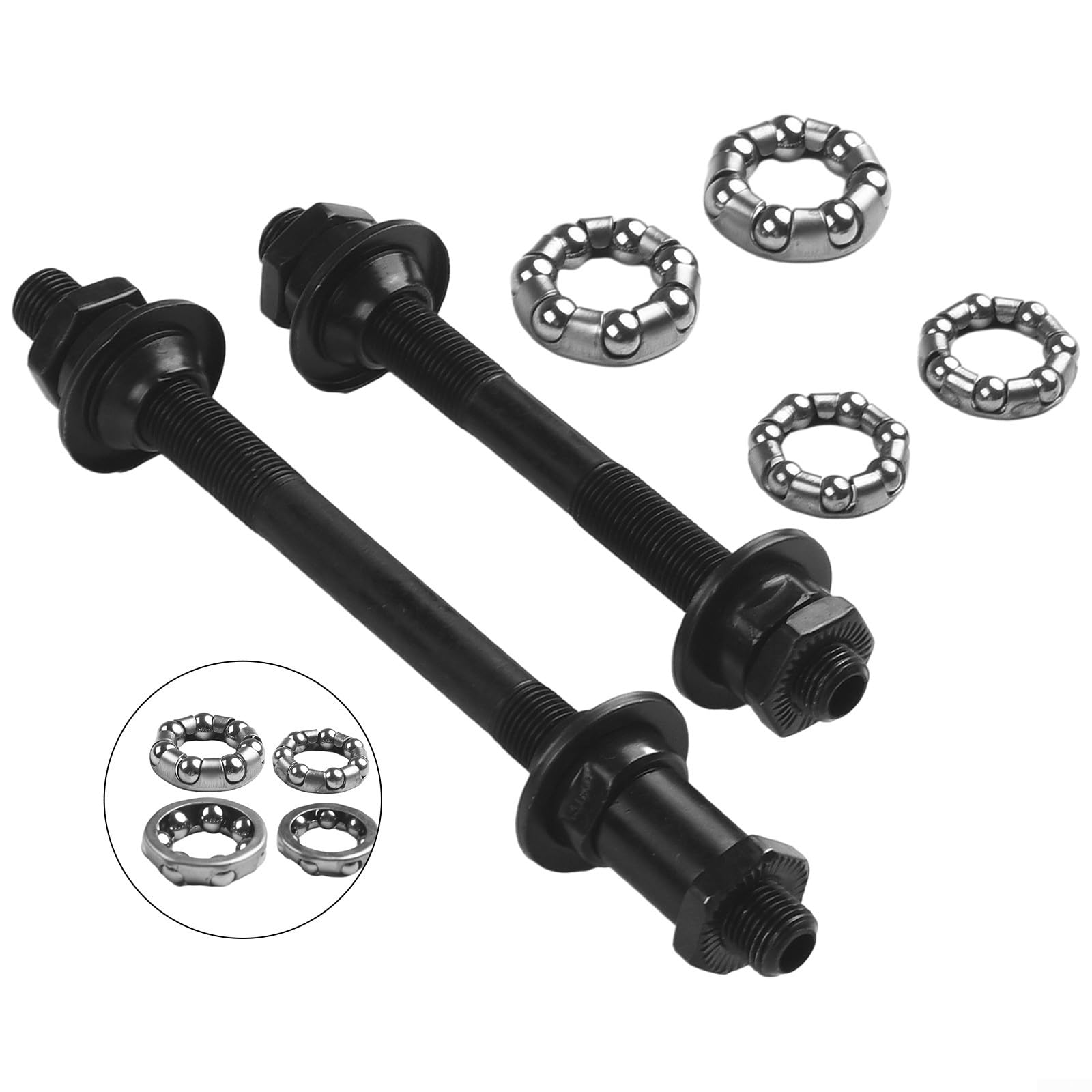 SPORTARC Fahrrad Nabe Achse Fahrrad Rad Achse Spindel Vorne Hinten Hohl Schnellspanner für Rennrad Mountainbike Sport & Freizeit