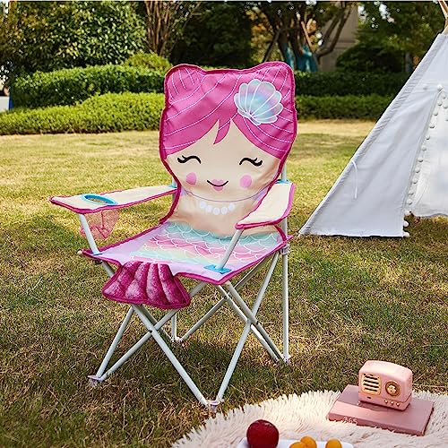 Kids Folding Chair Kids' Unicorn Character Portable Camp Chair