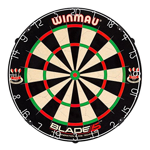 Winmau Blade 5 Dual Core Dartboard mit stärker verdichtetem Innenkern