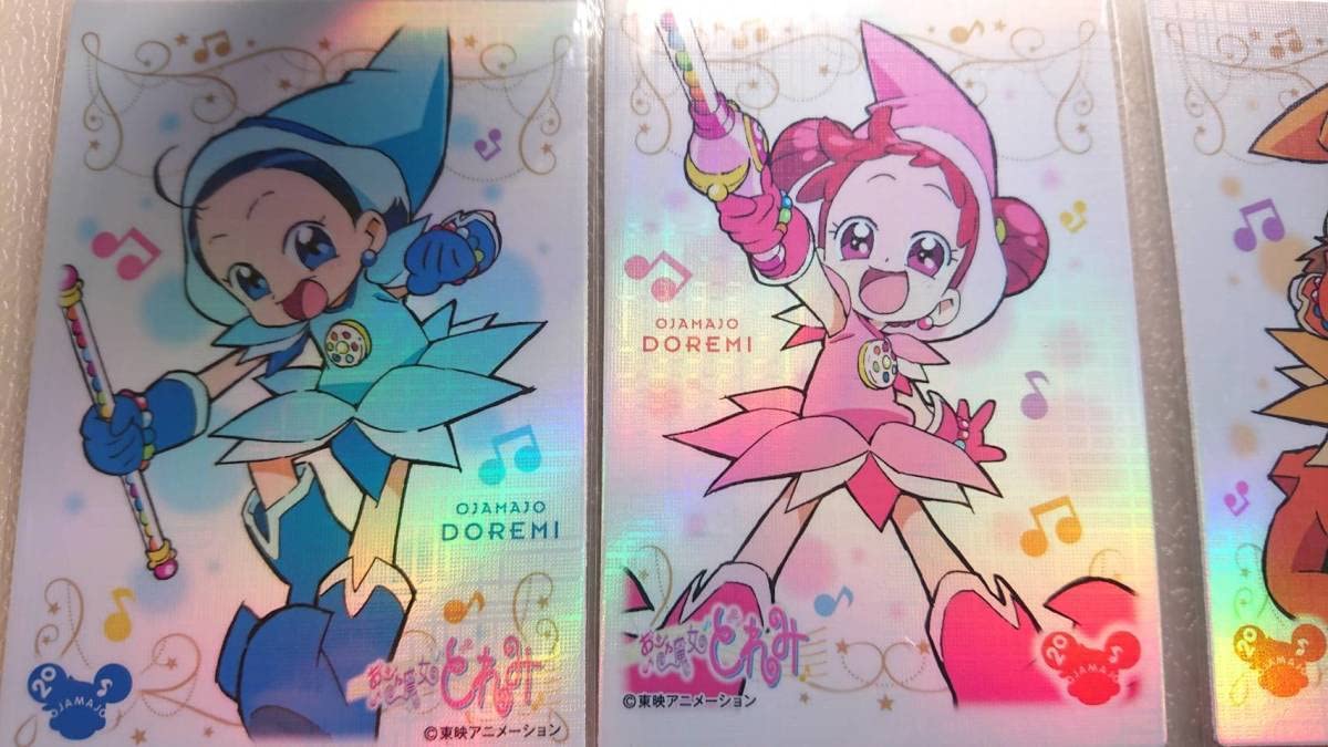 Amazon.co.jp: おジャ魔女どれみ カード 5枚セット 瀬川おんぷ 春風