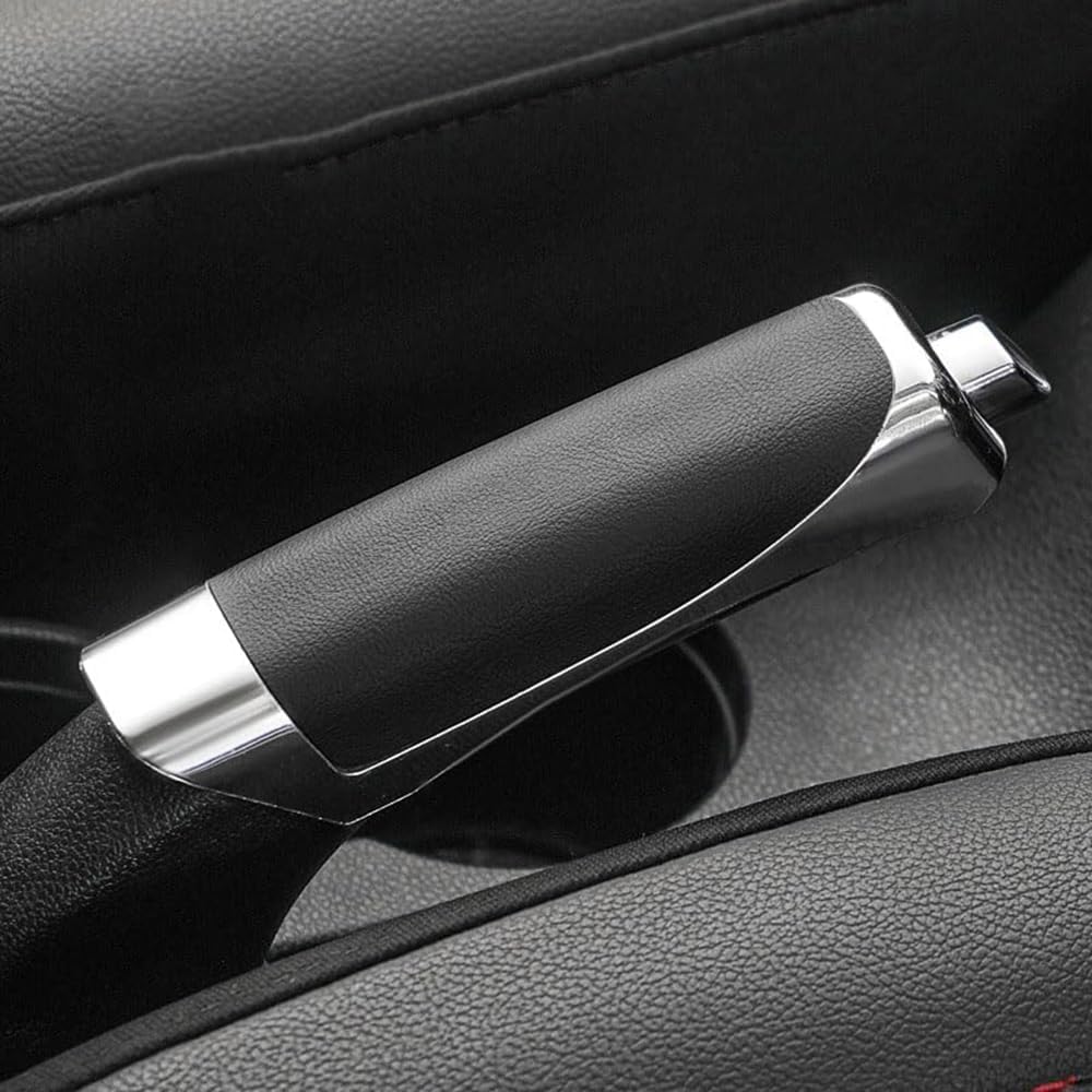 DGHXTDPOZ Car Handbrake Cover, for Ford ST Line Kuga MK3 MK2 MK4 S Max Focus Puma Fiesta Anti Slip Wear Resistant Parking Hand Brake Grips Sleeve Auto Interior Accessories