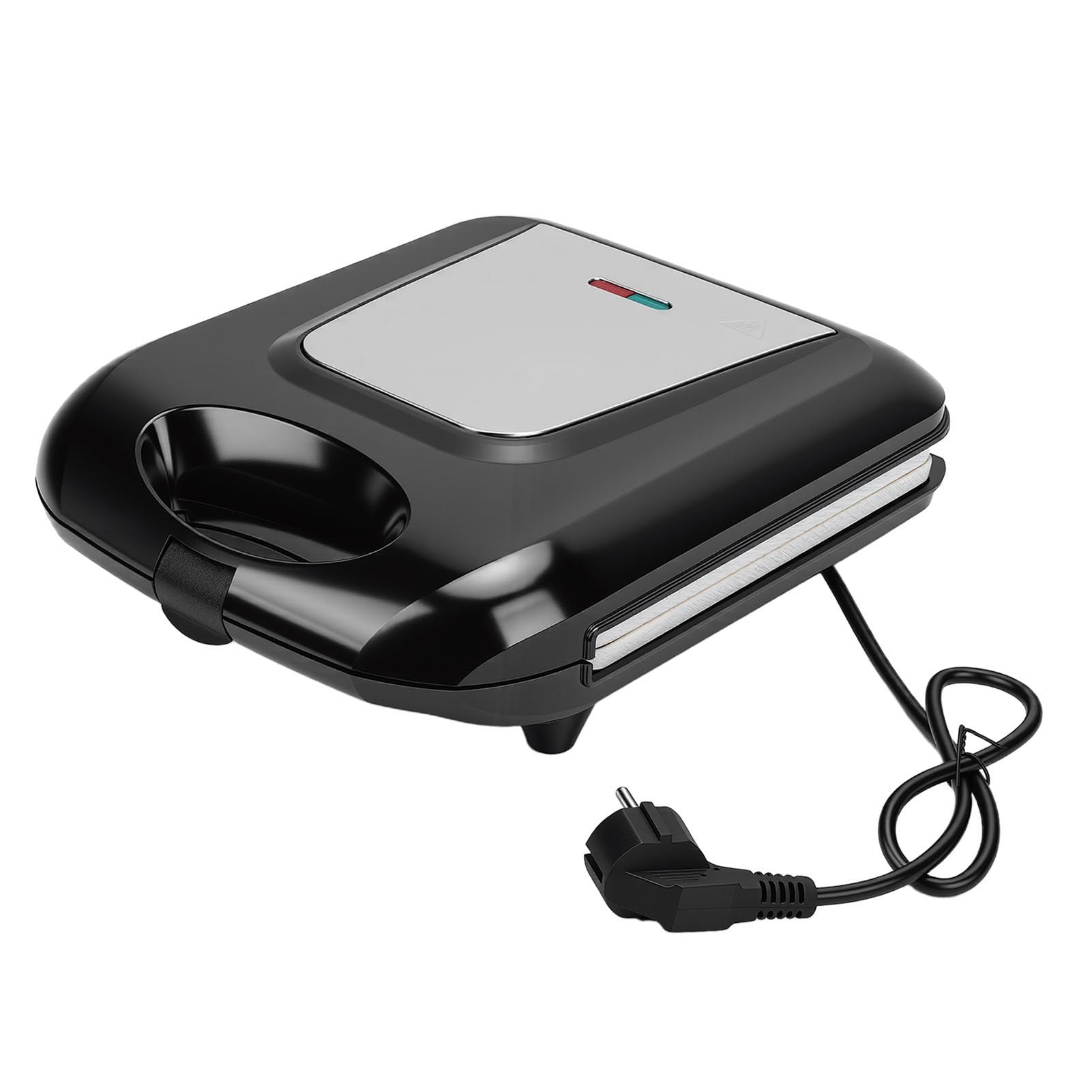 Fdit Macchina per Torte Elettrica da 1400 W, Riscaldamento a Vibrazione Doppio Lato in Acciaio Inossidabile a 13 Fori per Biscotti, Snack e Colazione (Spina europea 220V)