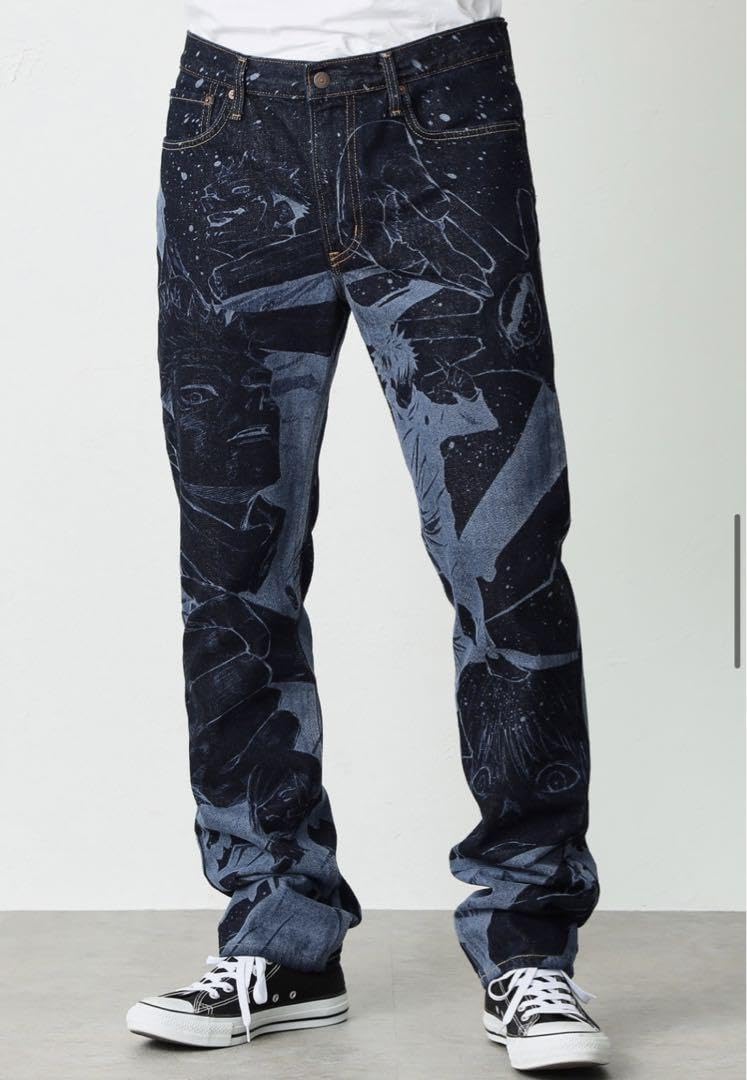 新品　呪術廻戦　少年ジャンプ　EDWIN　デニムコラボ　スペシャルジーンズ　36 デジタル版週刊少年ジャンプの人気作品とEDWINのデニムコラボが