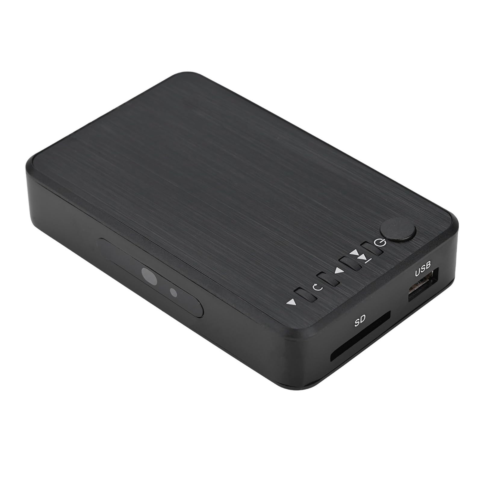 Reproductor Multimedia1080P HD, Tamaño Compacto, Alta Compatibilidad con Tarjeta SD USB para Películas HD (Enchufe de la UE)