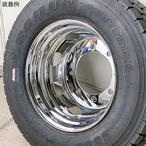 Amazon | メッキホイール 22.5×7.50 10穴 新ISO 大型 トラック