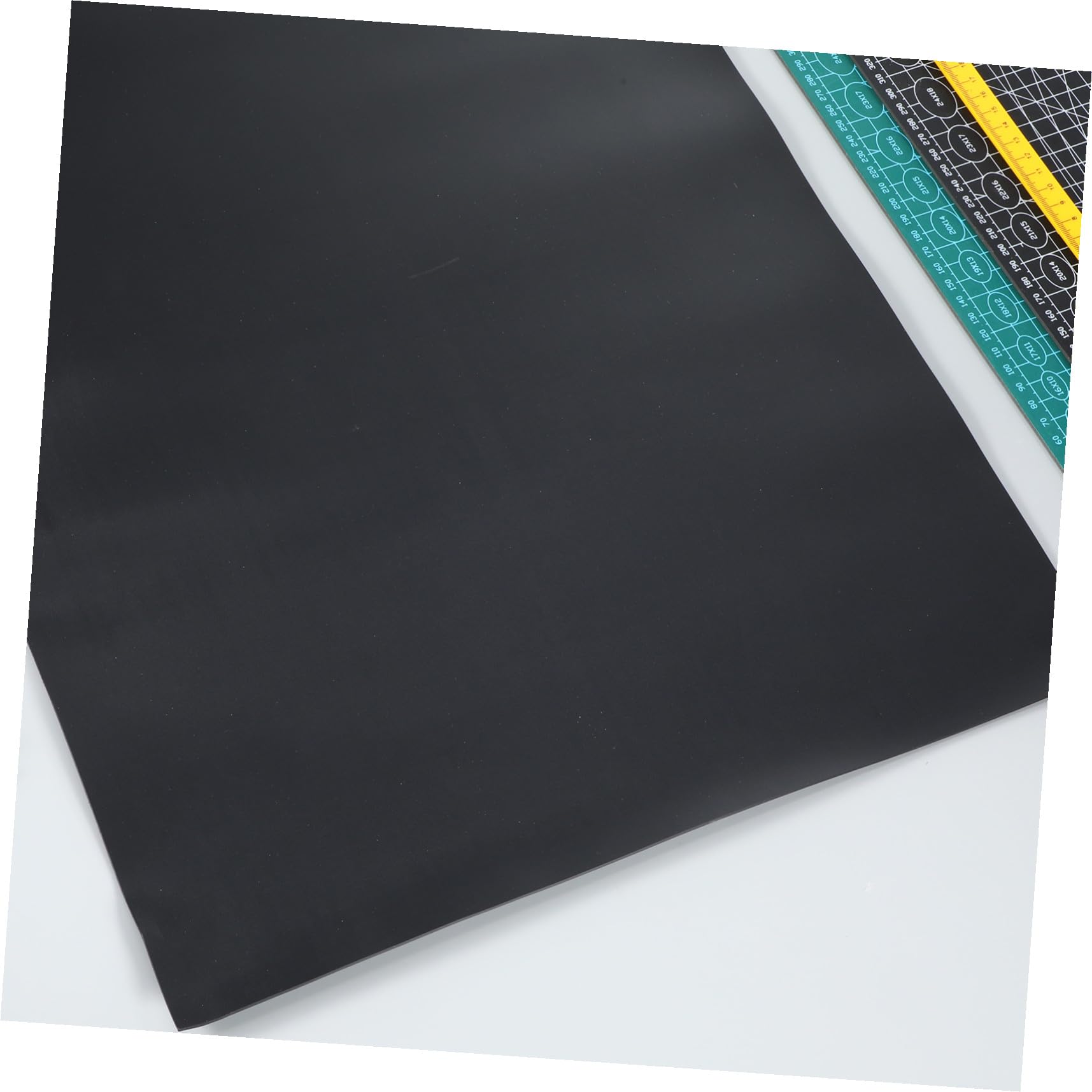 Tapis de Table Résistant à Chaleur Antistatique en Caoutchouc Noir