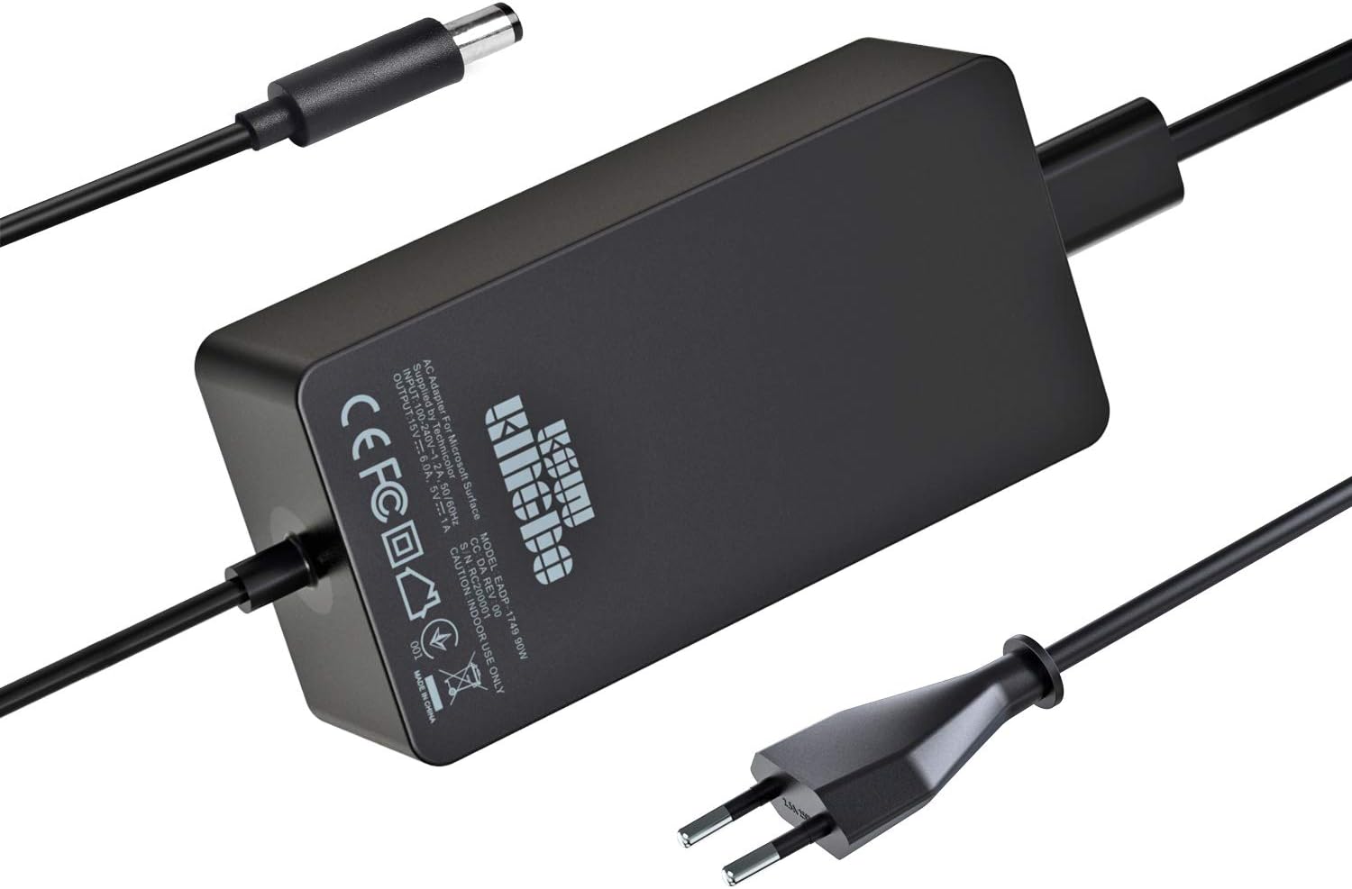 Surface Dock Netzteil Ladegerät, 90W 15V 6A Adapter for Microsoft ...