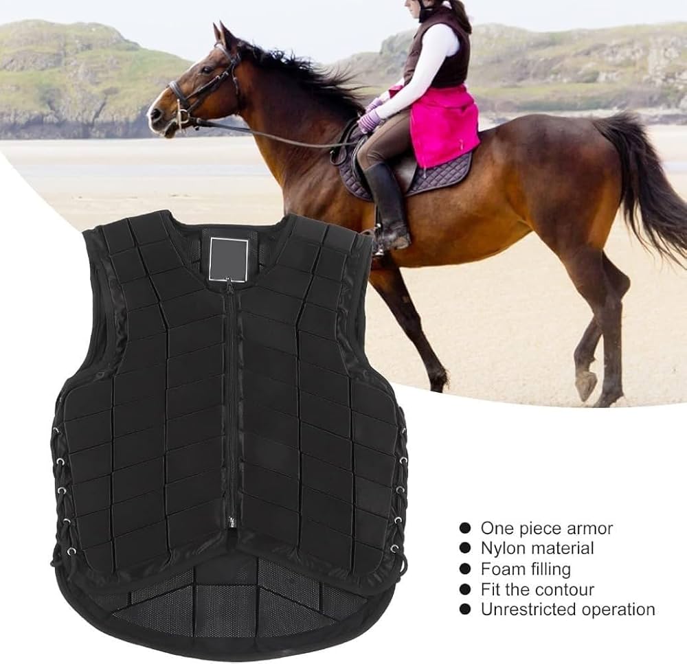 乗馬 ベスト ボディプロテクターベストA （編み上げ） - 乗馬用品プラス