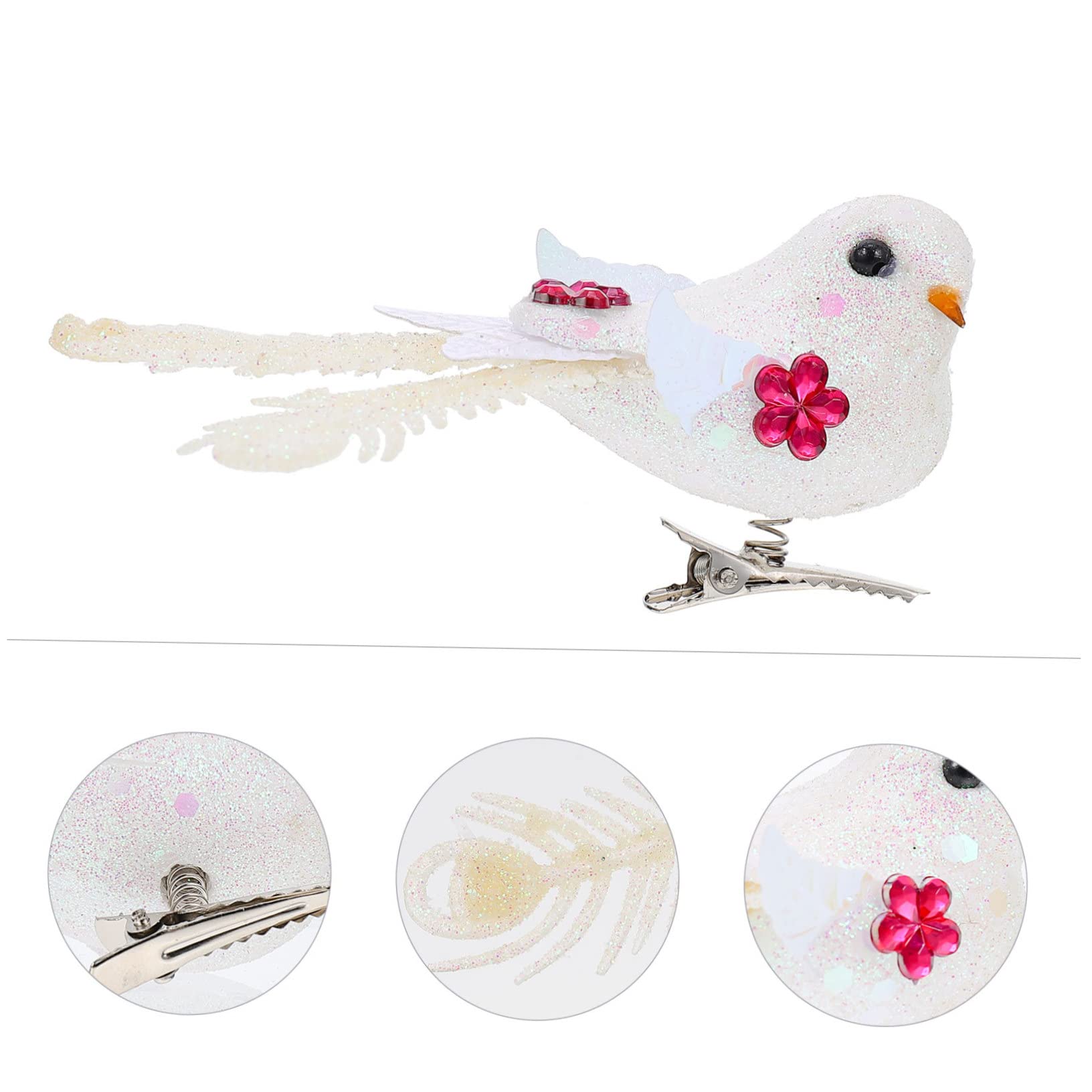 DECHOUS 30stücke Künstliche Vögel Dekoration Mit Clip Realistische Weihnachtsbaum Schmücke Für Zuhause Und Feste Vielseitig Einsetzbar Für Bastelprojekte Und Arrangements