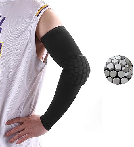 Amazon.co.jp: [hengfang] 肘 サポーター 1個入り アームスリーブ