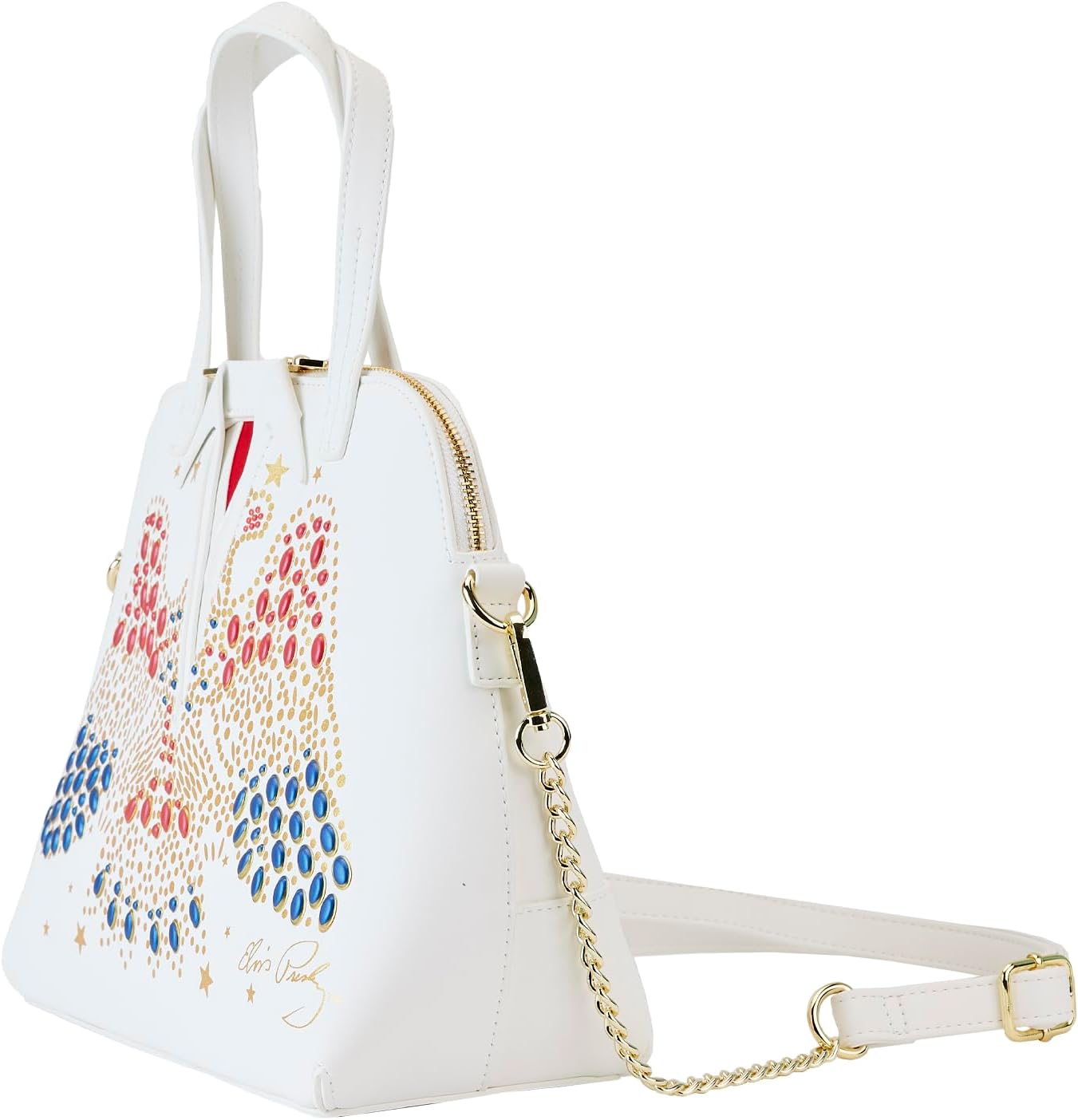 Loungefly Elvis Presley Aloha Jumpsuit Cosplay Crossbody Bag