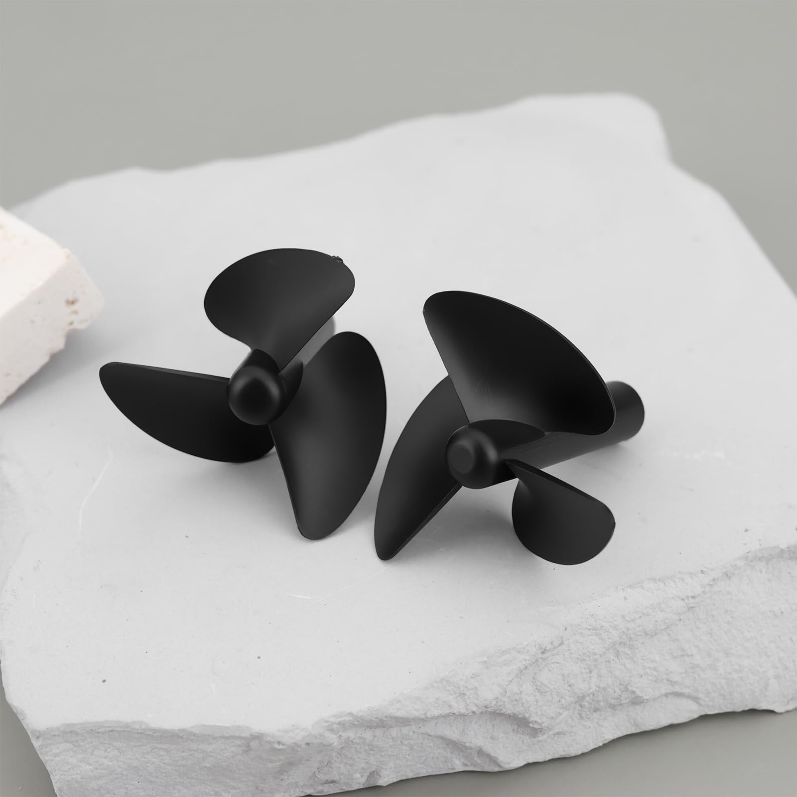 ECSiNG 2 Pares de Hélices para Barco de Cebo de Pesca de 26 Mm Orificio Izquierdo Y Derecho de 2 Mm