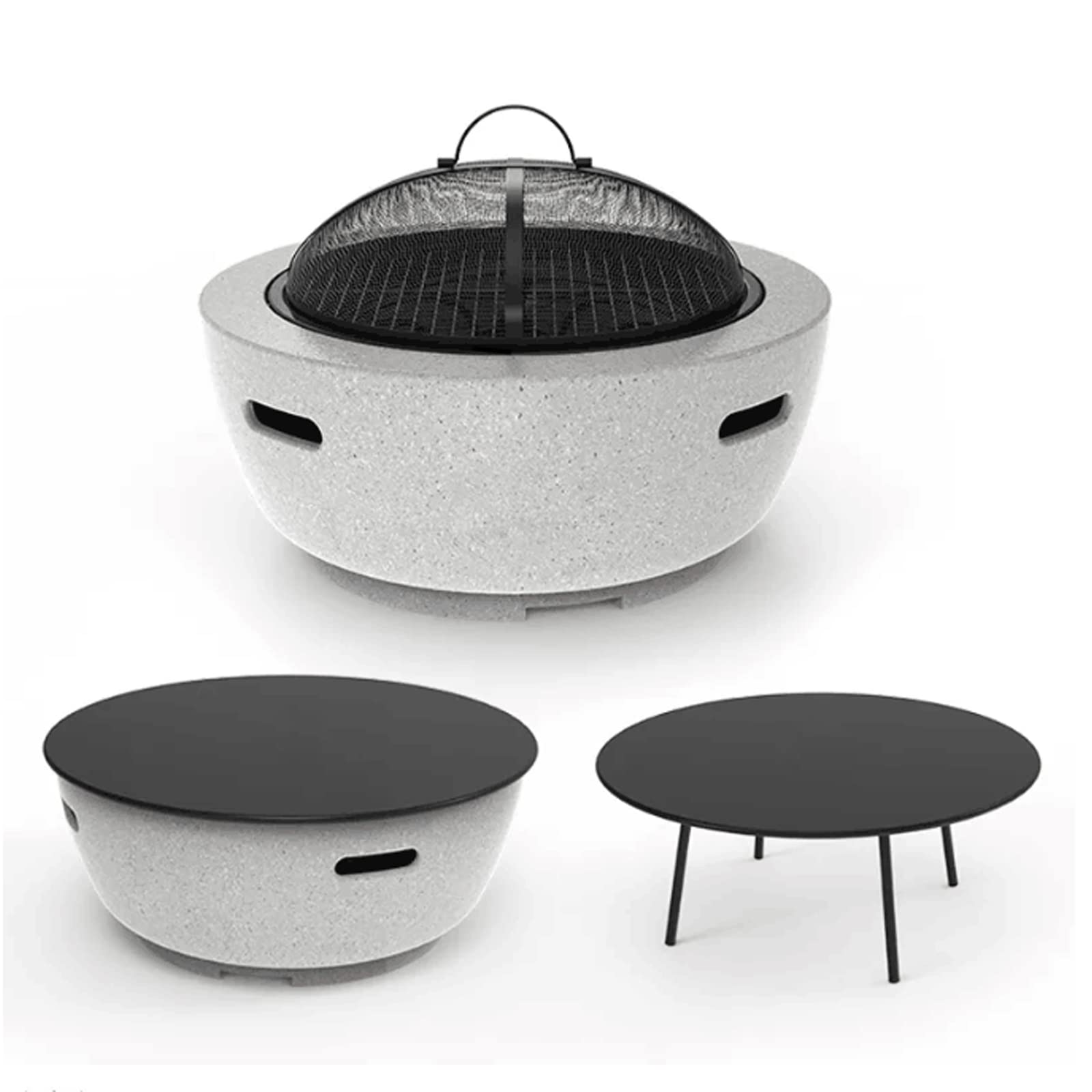 Wielofunkcyjny Outdoor Magnesium Tlenek ogniskowy stolik grilla grilla ogrzewacz ogrodowy przenośny bezdymny kamień brazier