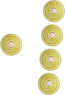Abaodam 5 Peças Bússola Decoraciones Para Salas De Casa Bagua Espelho Direção Da Sorte Feng Shui Decoração Suprimentos Budistas Ferramentas Automotivas Fengshui Suprimentos Dinheiro