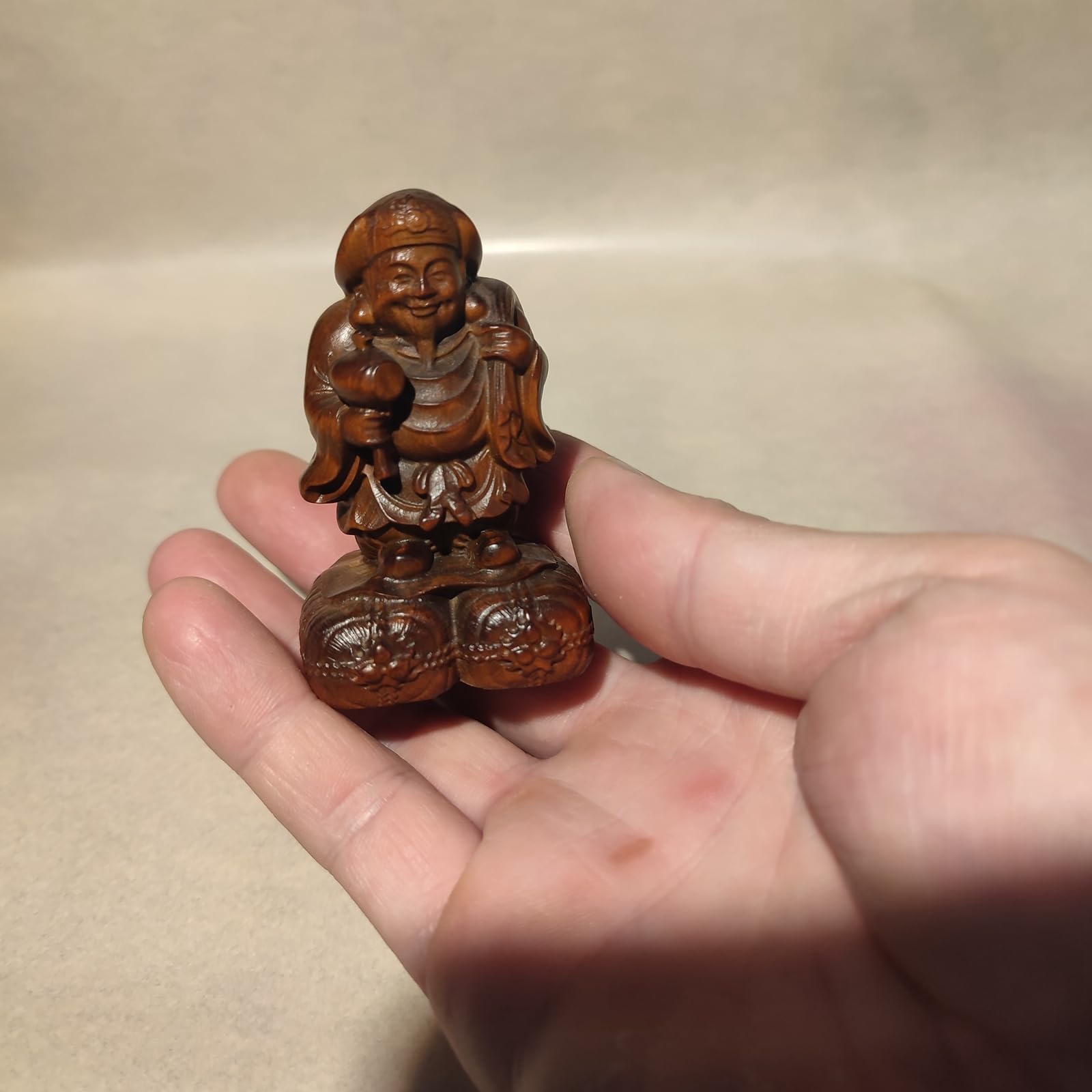 Starożytne tybetańskie drewniane rzeźbione narzędzia Kalidasa Mahakala drewniany Budda Boże Narodzenie prezent sztuka
