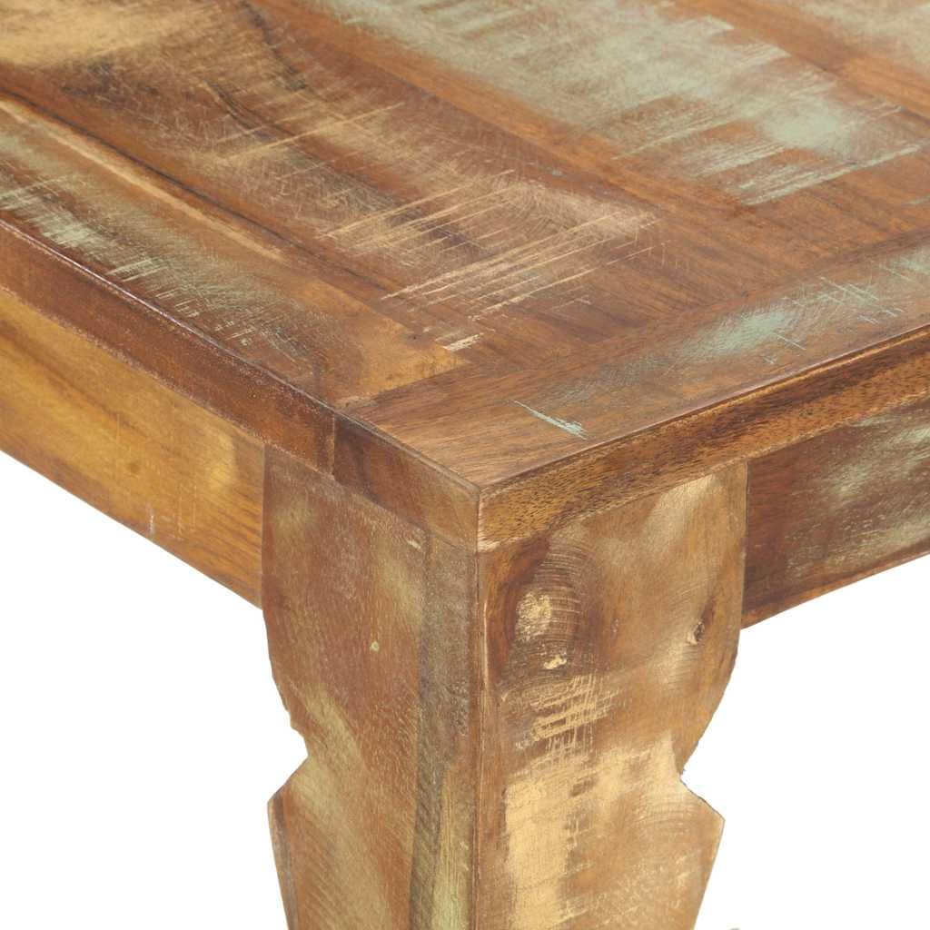Tavolo da pranzo, 160 x 80 x 76 cm, in legno massiccio riciclato