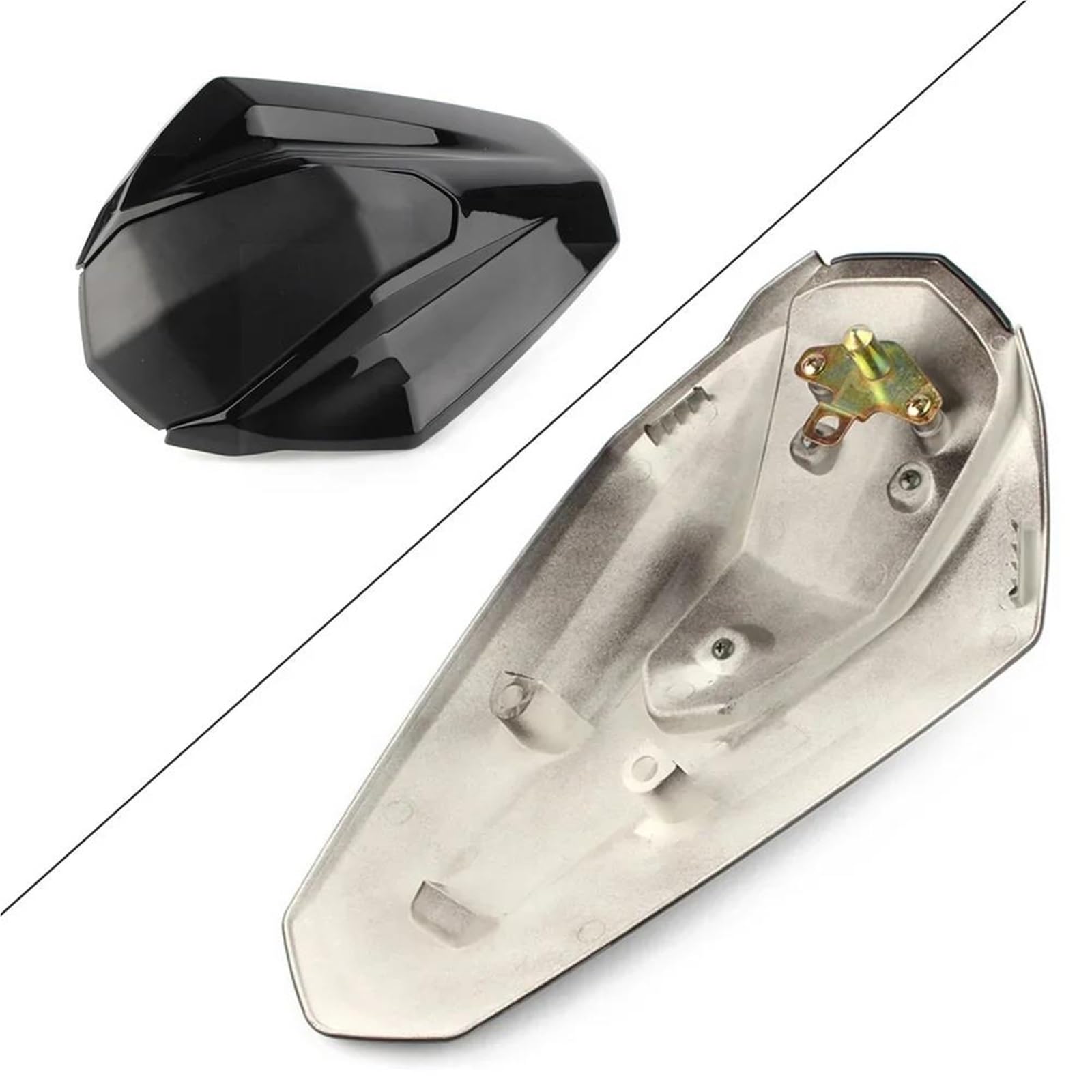 Codone monoposto moto Coprisella Posteriore Monoposto (Cowl) Per Moto Componente Carena Per Per NINJA 400 Per Z400 KRT EX400 (2017-2023)(Nero opaco)