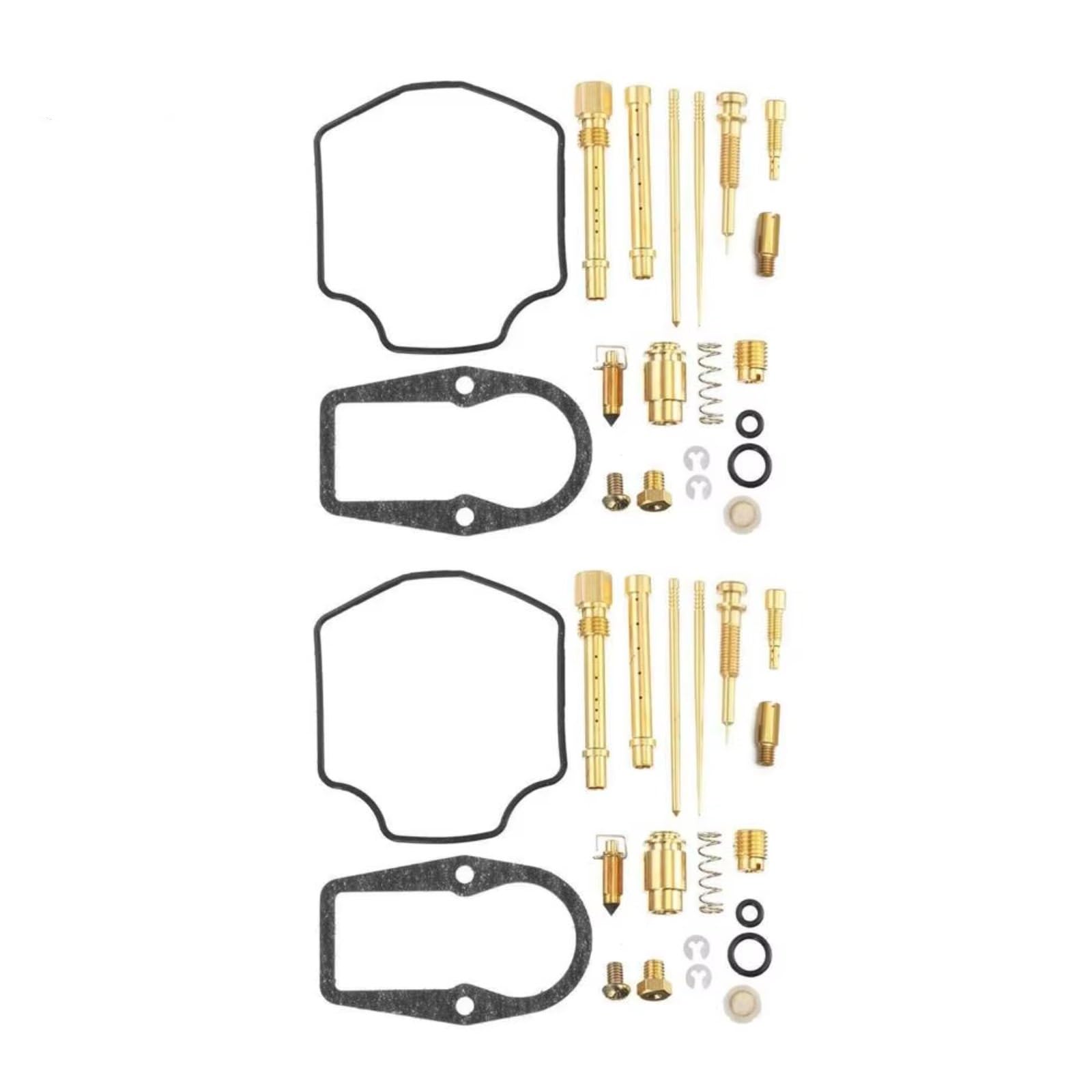 Kit Carburador Repuesto Compatible Con Yamaha Para XT600E 3TB 1990 Kit De Reconstrucción De Carburador De Motocicleta Junta Flotante De Aguja Con Sello(2 SET)