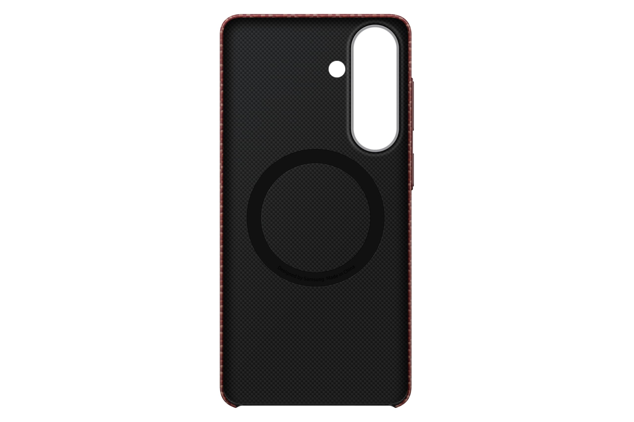 Samsung EF-KS947 etui na smartfon z włókna węglowego, etui na telefon komórkowy z pierścieniem magnetycznym do mocowania akcesoriów, etui ochronne, odporne na uderzenia, cienkie i poręczne, koralowa