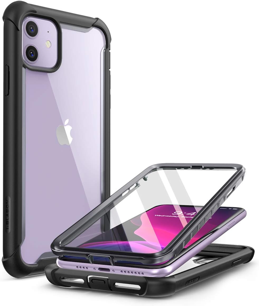 i-Blason Ares Series Protective Case for Apple iPhone 11 6.1-Inch (2019), Black