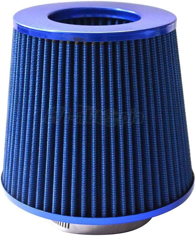 4" Inch Chrome Inlet High Flow Short Ram Cold Intake Round