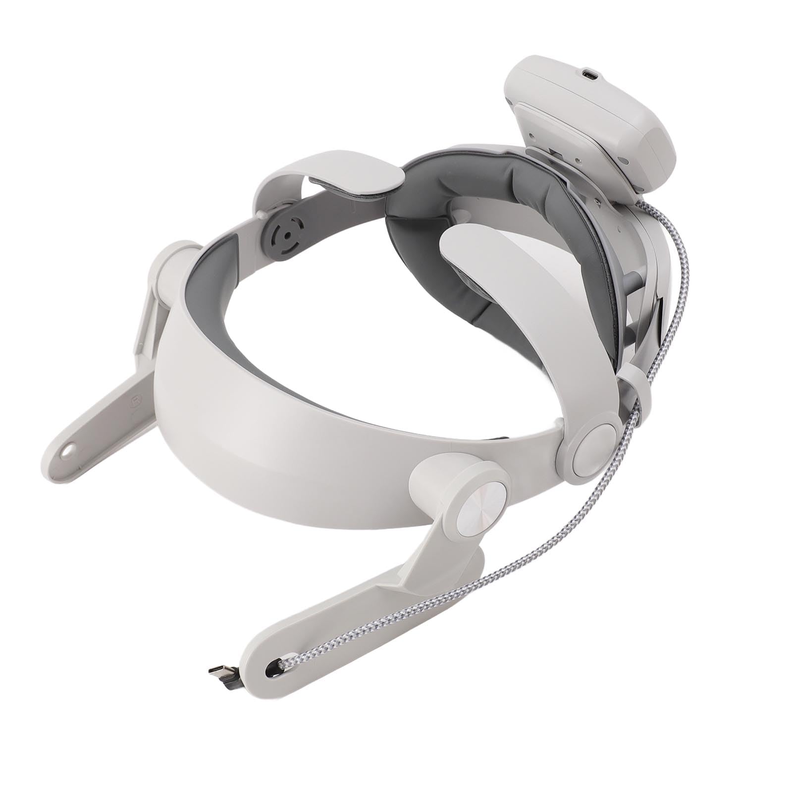 Fascia per la Testa VR con Pacco Batteria Regolabile e Ammortizzata per un Tempo di Riproduzione Prolungato di 6 Ore per il Design Leggero Meta 3