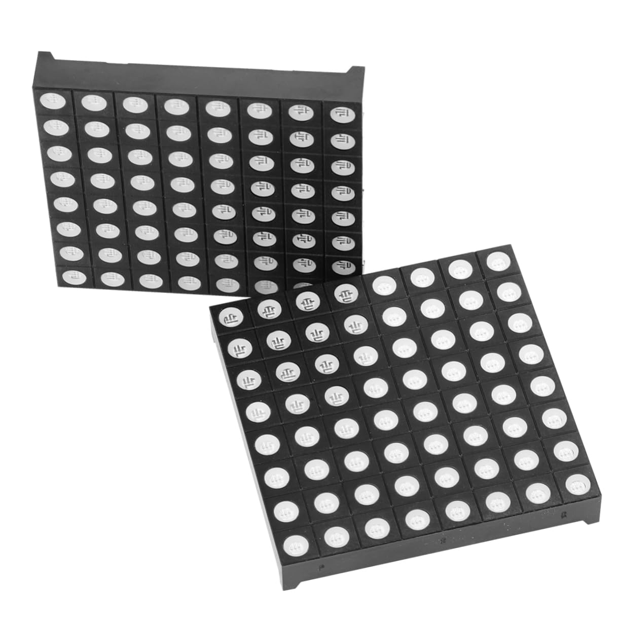 KONTONTY 2Pcs LED Matrix Module Full Display Anode for Projects and Signage