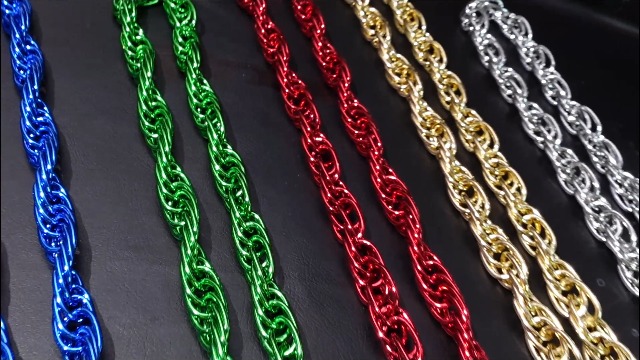 Heavy Rope Chain 40' Old School Rapper Costume Bling! Fade - Foto 9