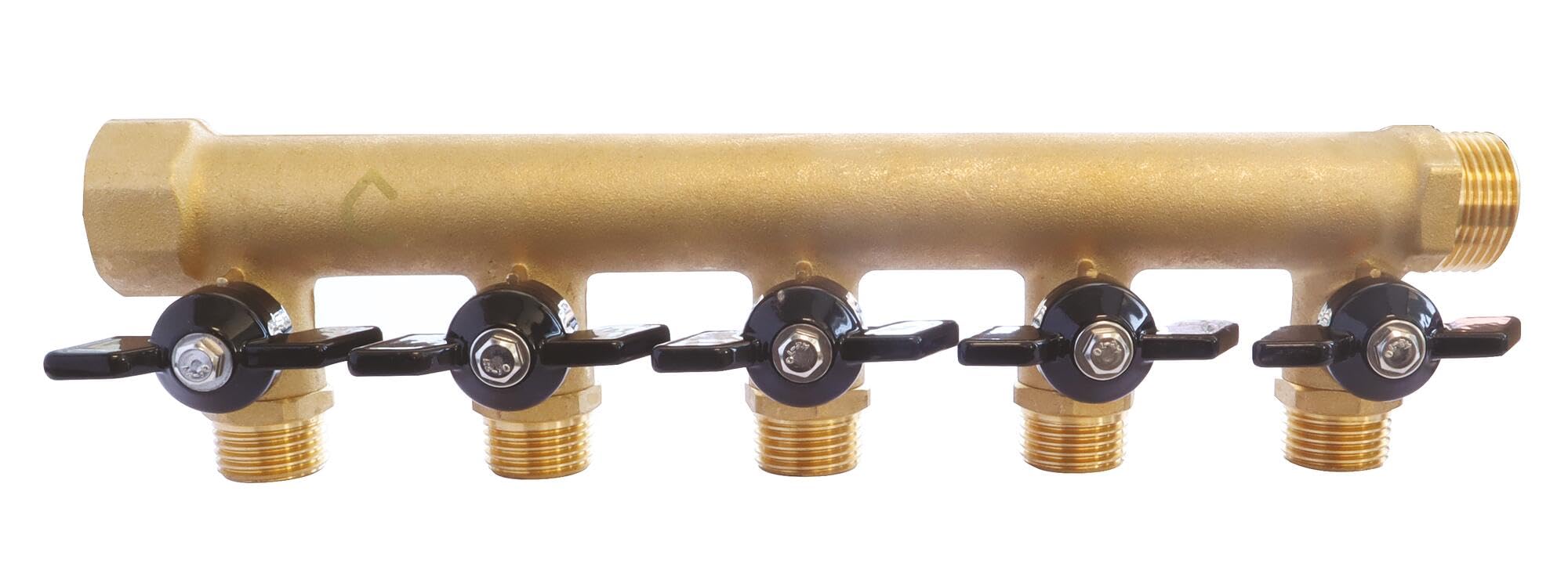 Somatherm For You Men's 3540730010414 Mini Valve Distributor 5S Diy 20/27 Brass Distributor With Integrated Valves 5 Outputs 15/21-20/27 Fe Input Output Buck, None