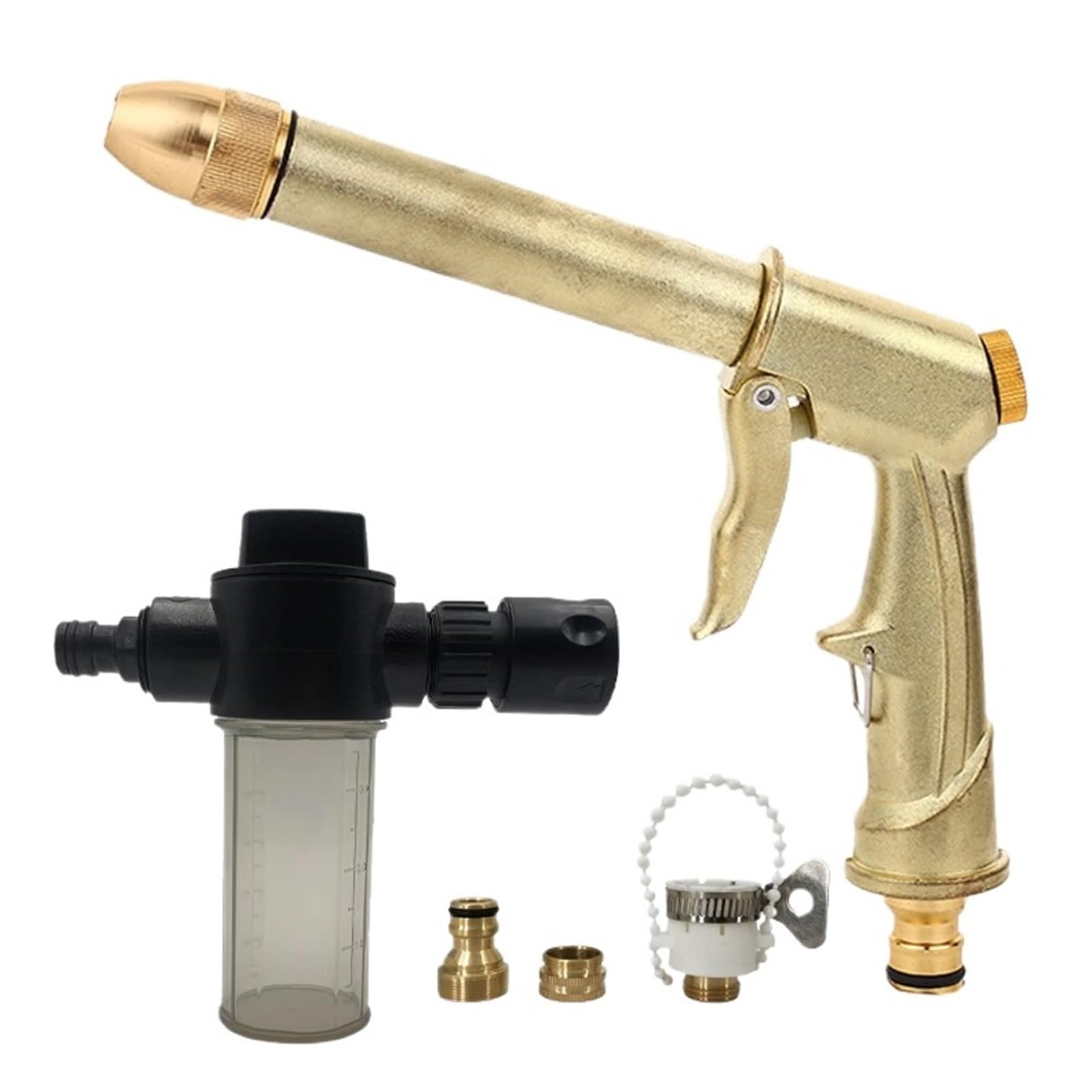Manguera De Metal, Pistola Rociadora Agua, Ajustable For Lavado Coches, Rociador Jardín, Portátil Alta Presión, Boquilla, Chorro PrevencióN De Fugas De Alta PresióN