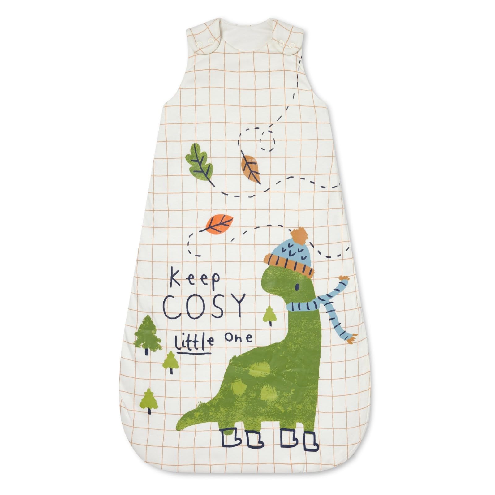 Ex UK Store Baby Sleeping Bag 2.5 TOG Cotton Lined 0 to 36M Unisex Boys Girls Prints (AS226-6/12)