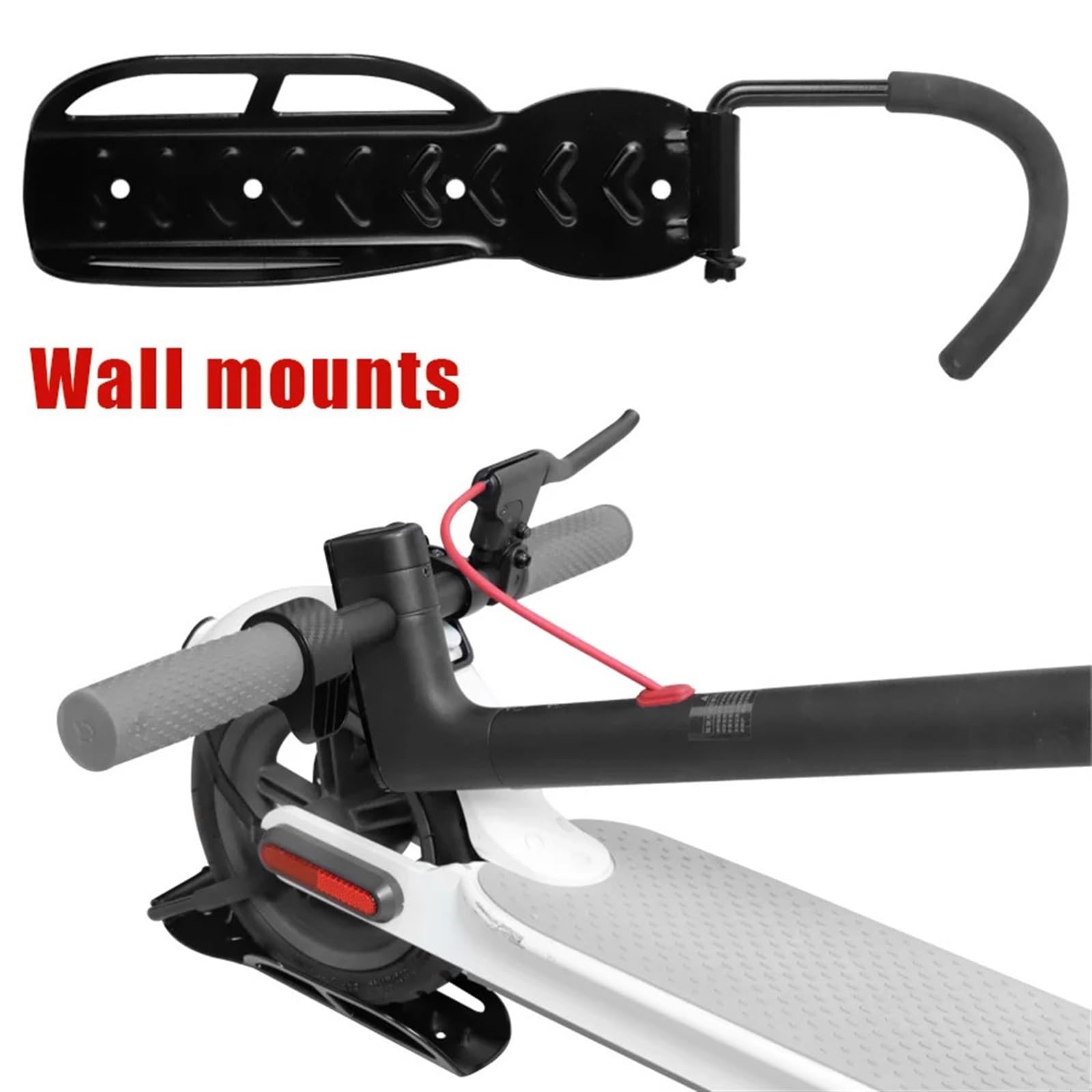 Support Mural for Scooter électrique Compatible for Xiaomi 3 M365 Pro Pro2 Compatible for Ninebot Max G30 G30D ES1 ES2 Support Mural de Rangement Charge de Support