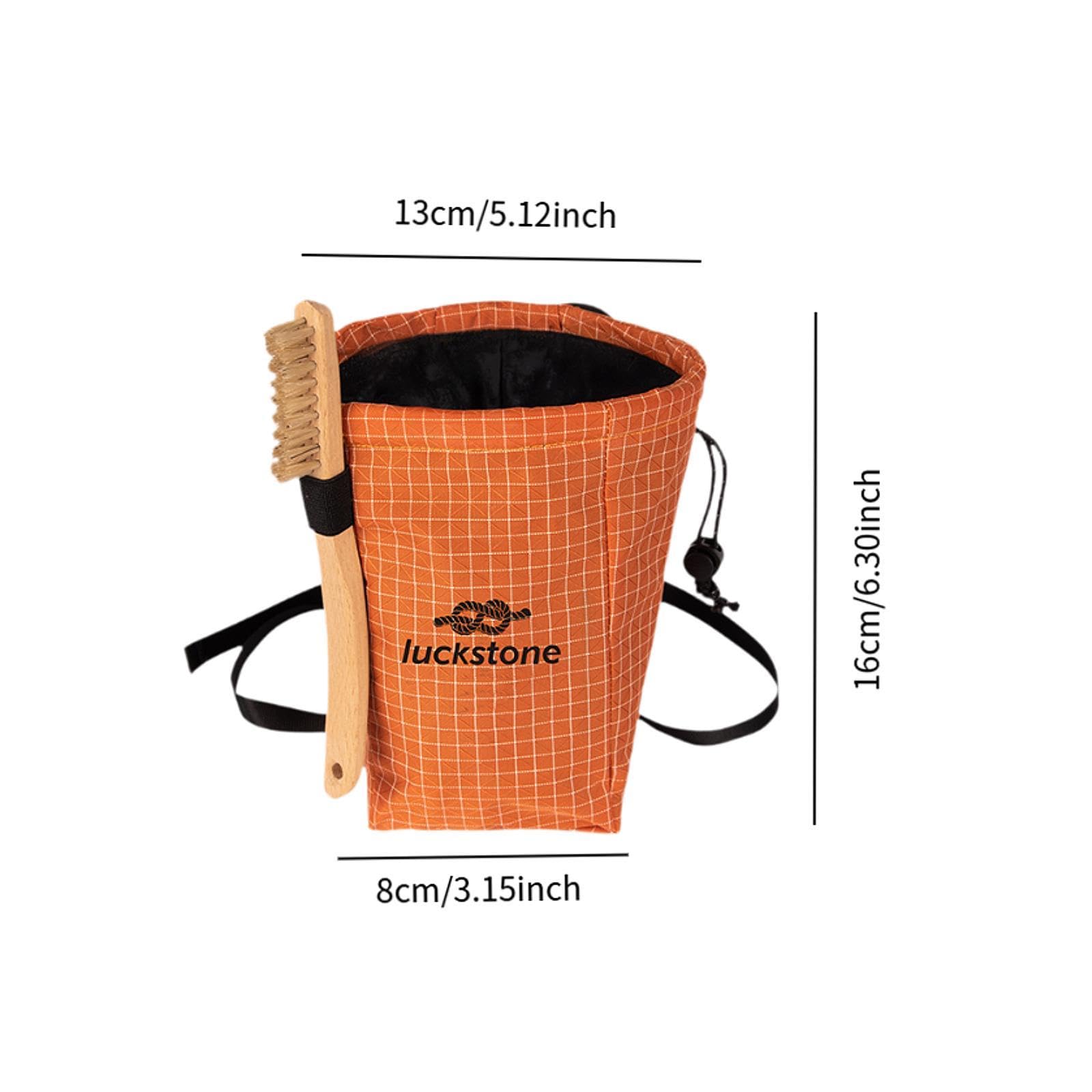 Bolsa de Magnesio para Escalada en Roca, Bolsa de Almacenamiento Portátil, Regalo para Gimnasio, Bolsa de Magnesio para Camping, Deportes Al Aire Libr