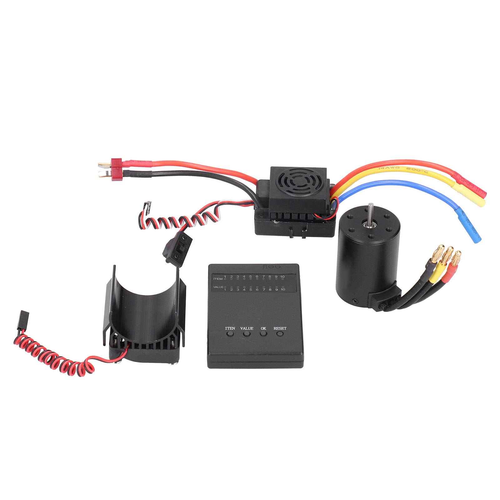 VINGVO Moteur sans balais RC Combo ESC 4300KV RC Brushless Motor 60A ESC Kit de carte de