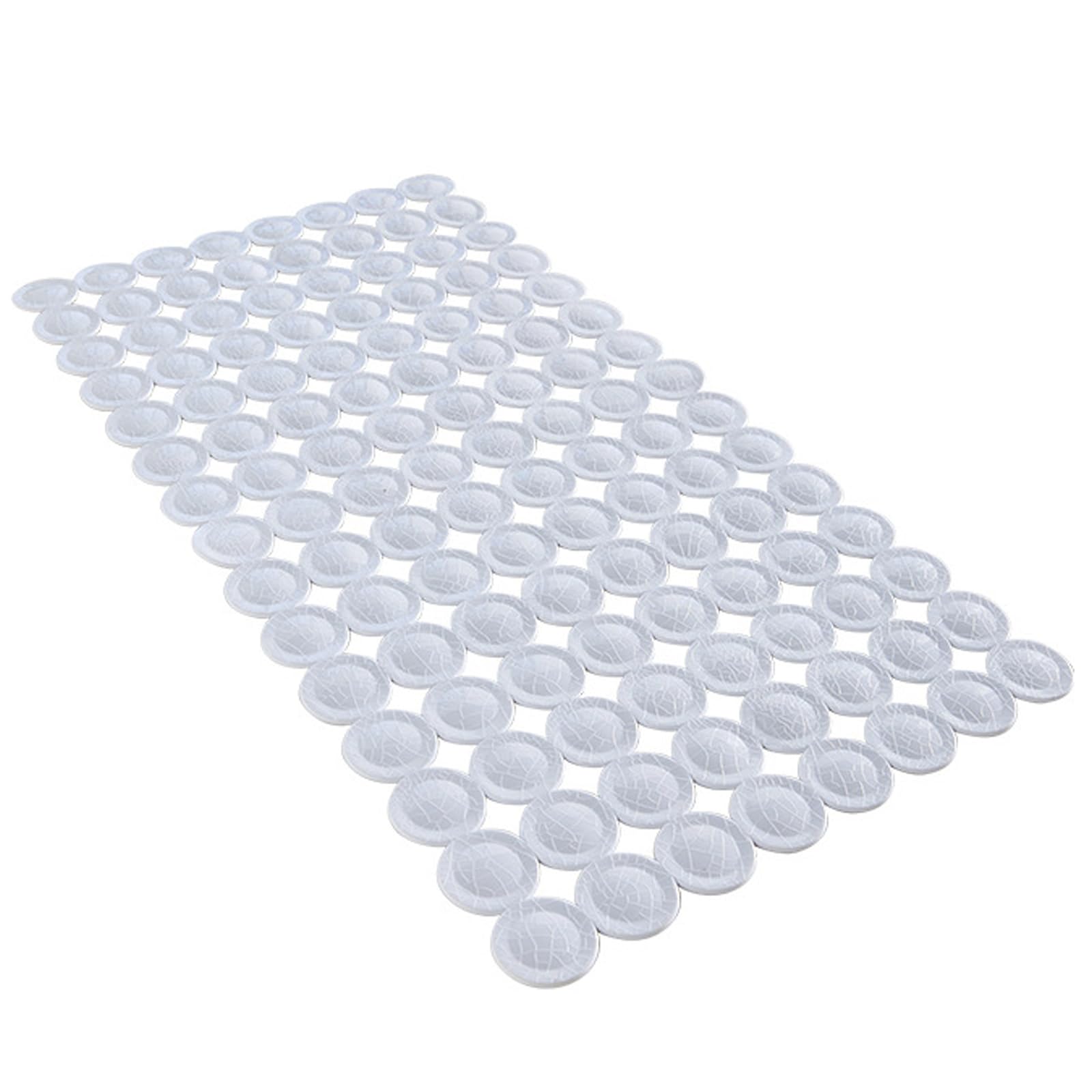 Non Slip Anti Mould, Shower Mat Non Slip Anti Mould, Anti Slips Shower Mat Extra Long Shower Mat Anti Moulds with Suction Cups and Drain Holes for Elderly and Kids(68 * 36cm)
