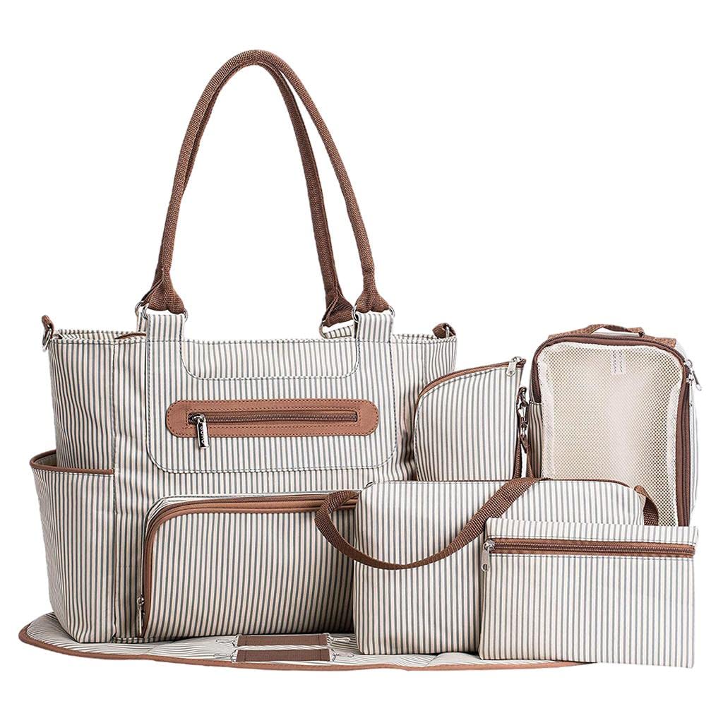 heavenglow Meadawgs®Mummy Diaper Bag Handbag Baby Carriage Storage Bag Baby Nappy Bag for Buggy Khaki|Baby|Diapering|Diaper Bags-picture-16