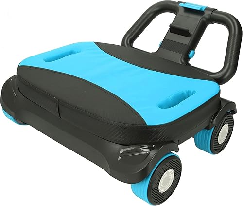 Miniatura 4 de Rueda de rodillo abdominal compacta, ruedas dobles con soporte para el codo y 2 rodilleras, equipo de entrenamiento de cuerpo completo para el hogar