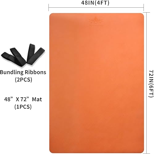 Miniatura 8 de Hatha Yoga Alfombrilla de yoga grande de TPE de 6 x 4 x 12 pulgadas, extra gruesa, antideslizante, para yoga, pilates y entrenamientos de gimnasio