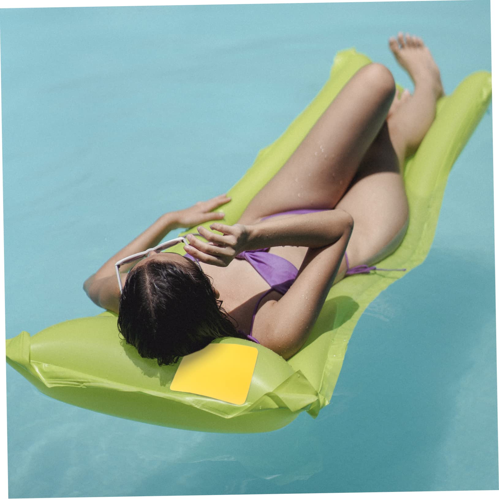 Sosoport 5 Sätze Reparaturflicken Für Aufblasbare Schwimmringe Aufblasbare Wasserrutsche Solar- Aufblasbare Matratze Schwimmer Netz Poolauskleidungen Teichfolie PVC-Material 12 Stück * 5