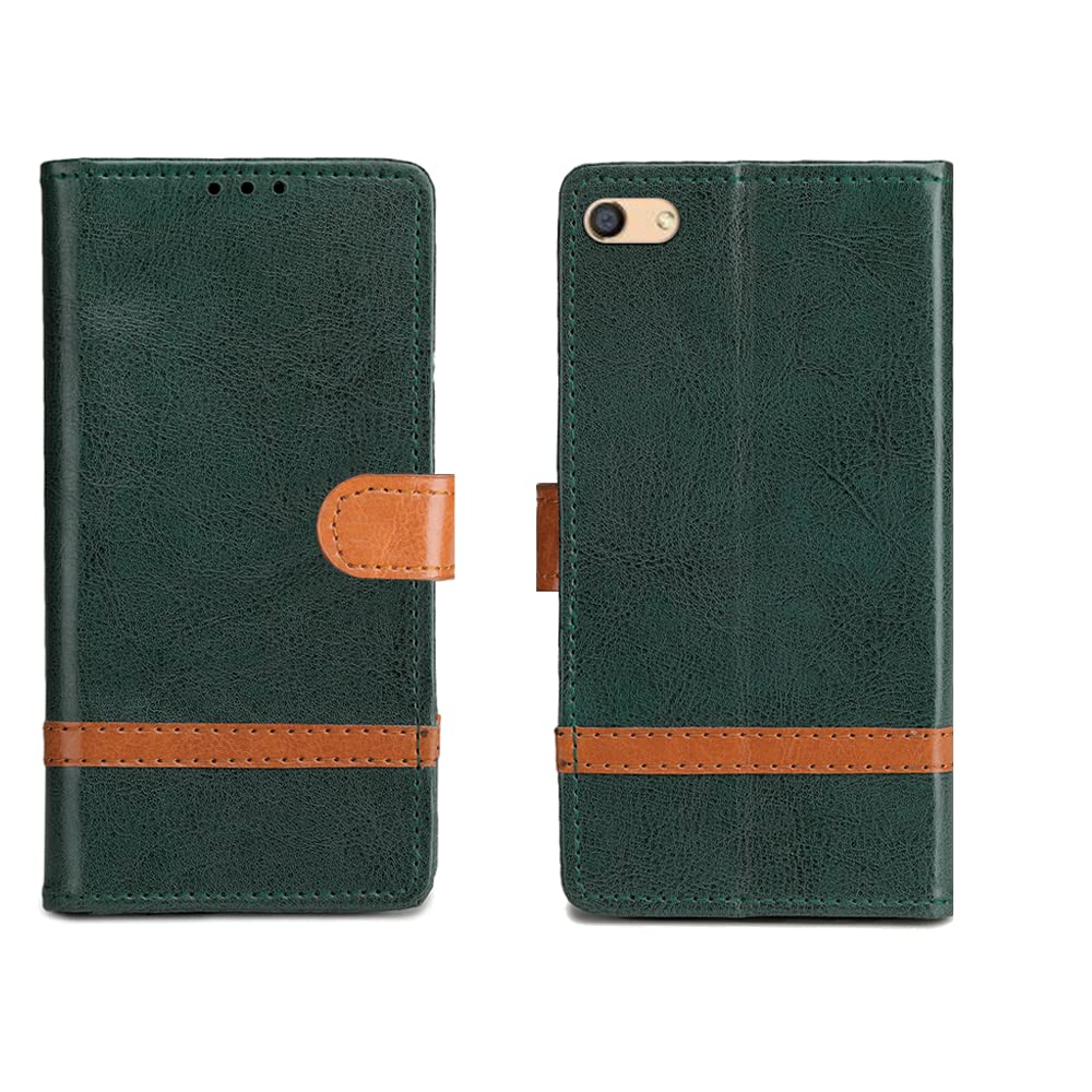 Inktree Oppo F3 Flip Case | Premium Leather Finish Flip Cover |Complete Protection Flip Cover for Oppo F3 - Green Stripe (B0BHPKXJ75) Amazon Price History, Amazon Price Tracker