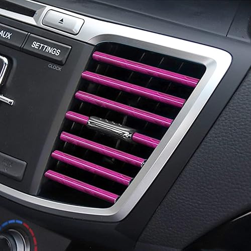 Miniatura 16 de 20 ribetes decorativos para aire acondicionado, universales, impermeables, flexibles, accesorios para interior de automóvil para la mayoría