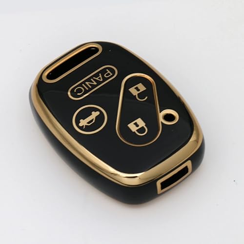 Miniatura 9 de WSAuto Funda para llavero con llavero de metal compatible con Honda Accord Civic CR-V Fit Odyssey Pilot Ridgeline CR-Z Accesorios de TPU suave,