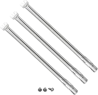 Barbqtime 19.5 Inch Burner Replacement Parts for Weber Genesis 300 Series Grill with Front Control, Grill Replacement Part for Genesis E/S 310, 320 & 330 (2011-2016), Genesis E310, E320, E330, EP310