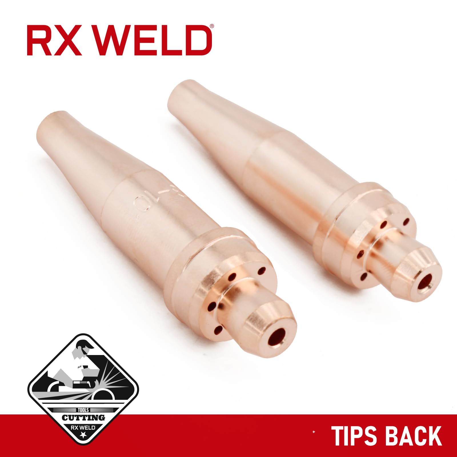 とーる RX WELD 1-3-101 Acetylene Cutting Torch Tips, Fit V-Style