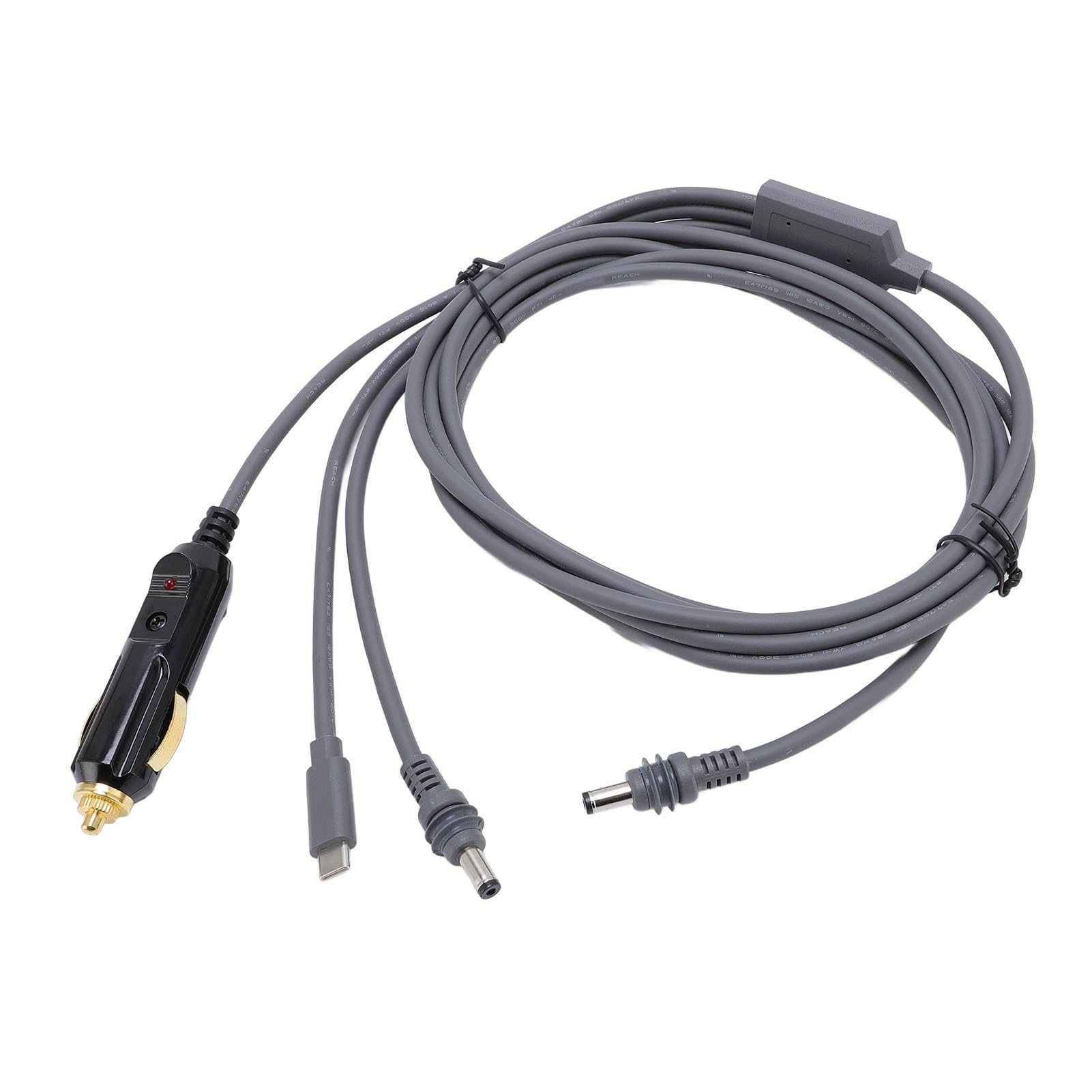 Ejoyous Cable de Alimentación DC de 18 AWG para Satélite, Enchufe de (#4)