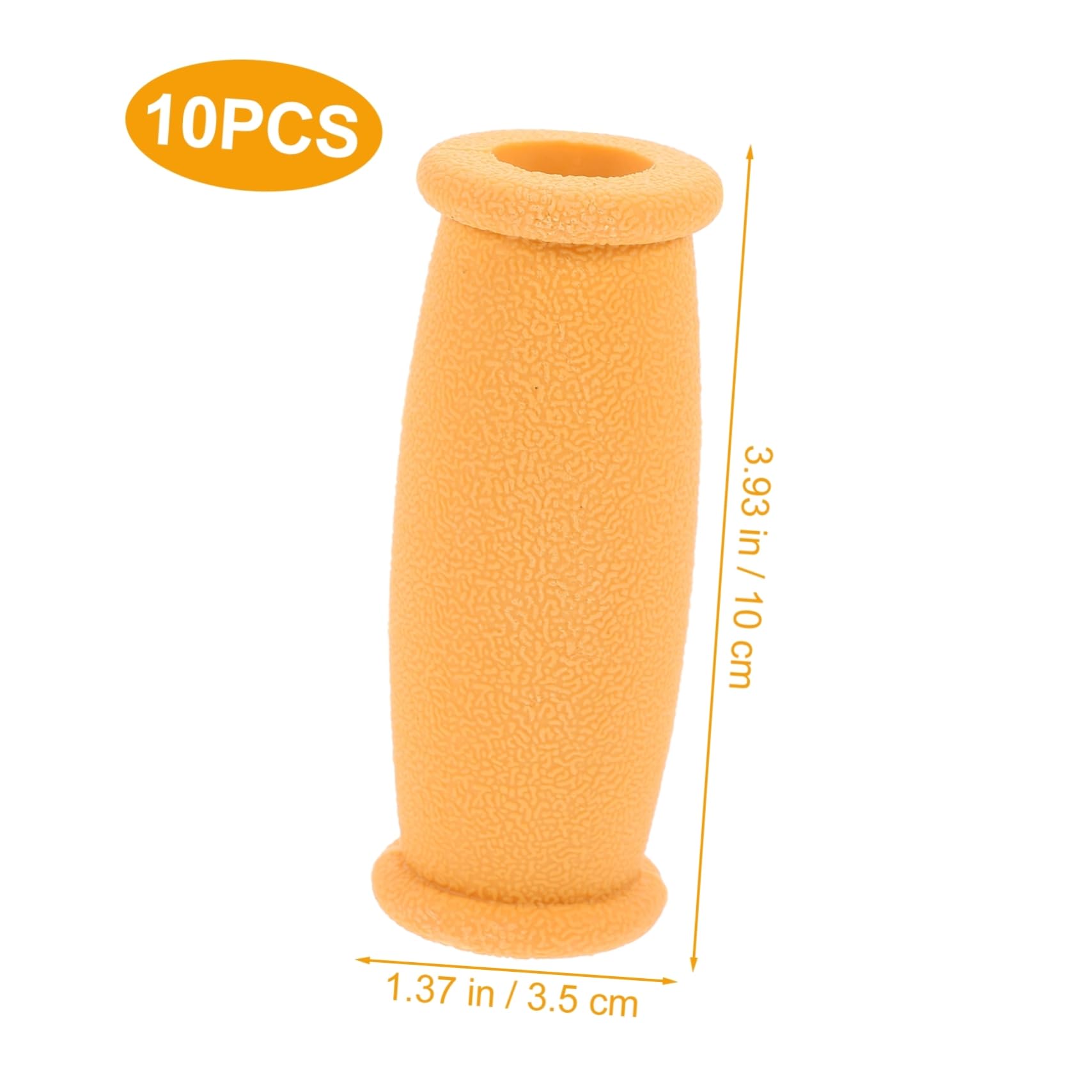 FRCOLOR 10 Piezas de Empuñaduras Tpr para Muletas y Bastón, Antideslizantes, Ligeras, Fáciles de Instalar, Repuesto para Axilas