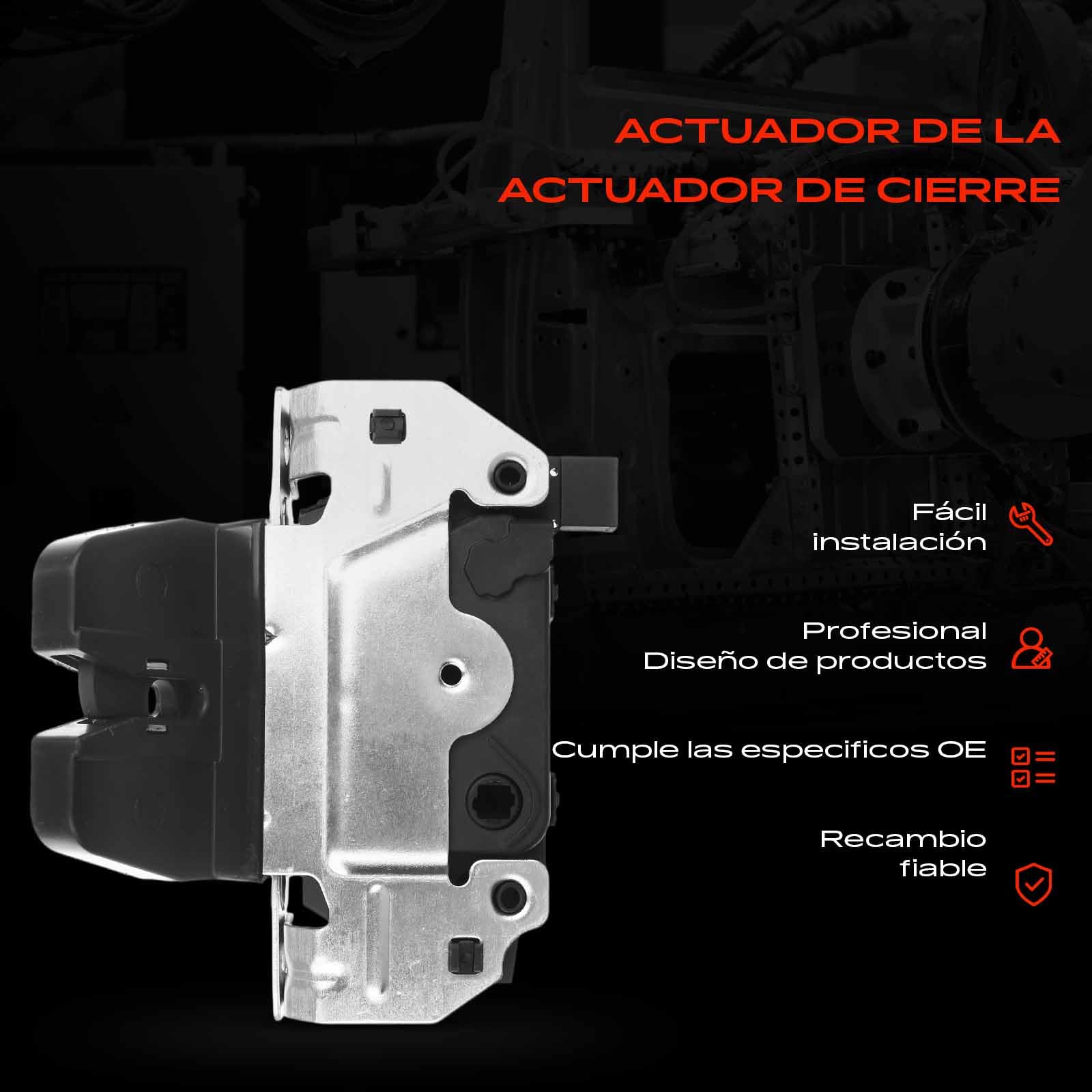 Frankberg 1x Cerradura de puerta Servomotor Maletero Compatible con Astra H L48 L35 L08 A04 2004-2014 Zafira/Zafira Family B A05 2005-2015 Sustituir# 5176322
