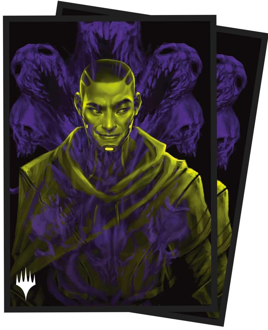 Ultra PRO MTG Duskmourn 100ct Deck Protector Sleeves Ft. Kaito, Bane of Nightmares, Standard Size Card Sleeves with Durable ChromaFushion Tech, Matte Finish Card Sleeves, MTG Card Sleeves - BigaMart Ultra PRO MTG Duskmourn 100ct Deck Protector Sleeves Ft. Kaito, Bane of Nightmares, Standard Size Card Sleeves with Durable ChromaFushion Tech, Matte Finish Card Sleeves, MTG Card Sleeves - BigaMart