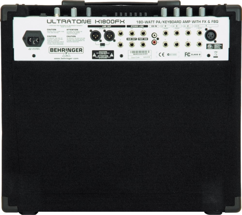 Behringer K1800FX Ultratone 180W 4 Channel PA System : Amazon.ae