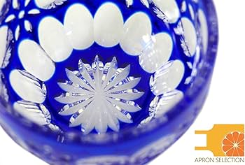 Amazon.co.jp: 大場硝子 酒器 木箱入り (万華鏡/瑠璃 / 約6.0cm×高さ
